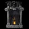 Northlight; Northlight 13.5" LED Flickering Beware Gravestone Halloween Décor; Category:Lighted Decor; Image:5